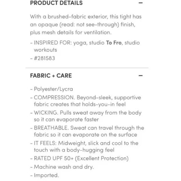 Athleta Eclipse 7/8 Tight High Waist Yoga Leggings In Silver Grey Mesh Panels S - Picture 4 of 16